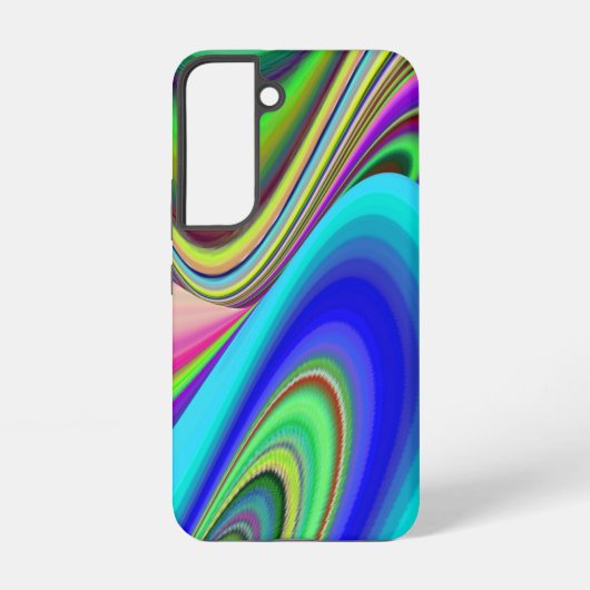 Zomergevoel, Abstracte 3D Rainbowart Samsung Galaxy Hoesje (Achterkant)