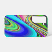Zomergevoel, Abstracte 3D Rainbowart Samsung Galaxy Hoesje (Achterkant horizontaal)