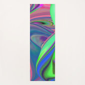 Zomergevoel, Abstracte 3D Rainbowart Yogamat (Voorkant)