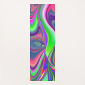 Zomergevoel, Abstracte 3D Rainbowart Yogamat (Voorkant)