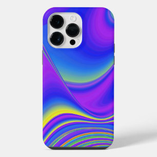 Zomergevoel , Abstracte 3D regenboogkunst iPhone 14 Pro Max Hoesje