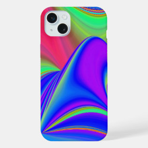 Zomergevoel , Abstracte 3D regenboogkunst iPhone 15 Plus Case