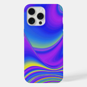 Zomergevoel , Abstracte 3D regenboogkunst iPhone 15 Pro Max Case