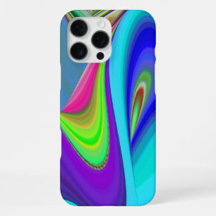 Zomergevoel , Abstracte 3D Regenboogkunst iPhone 16 Pro Max Hoesje