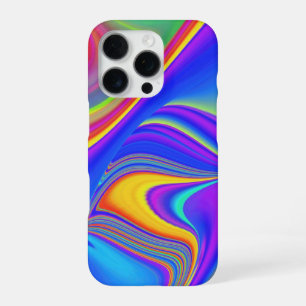 Zomergevoel , Abstracte 3D Regenboogkunst iPhone 16 Pro Hoesje