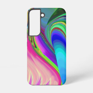 Zomergevoel , Abstracte 3D Regenboogkunst Samsung Galaxy Hoesje