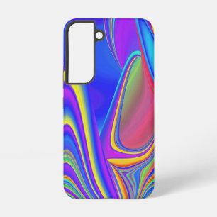 Zomergevoel , Abstracte 3D regenboogkunst Samsung Galaxy Hoesje
