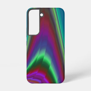 Zomergevoel , Abstracte 3D regenboogkunst Samsung Galaxy Hoesje