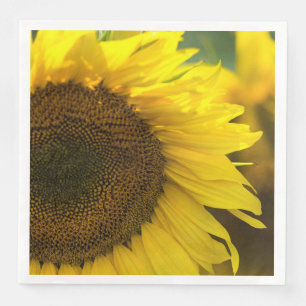 Zomergevoel van zonnebloem servet