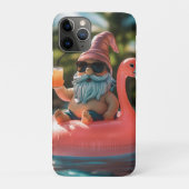 Zomergnoom in zonnebril op Flamingo Float Case-Mate iPhone Case (Achterkant)
