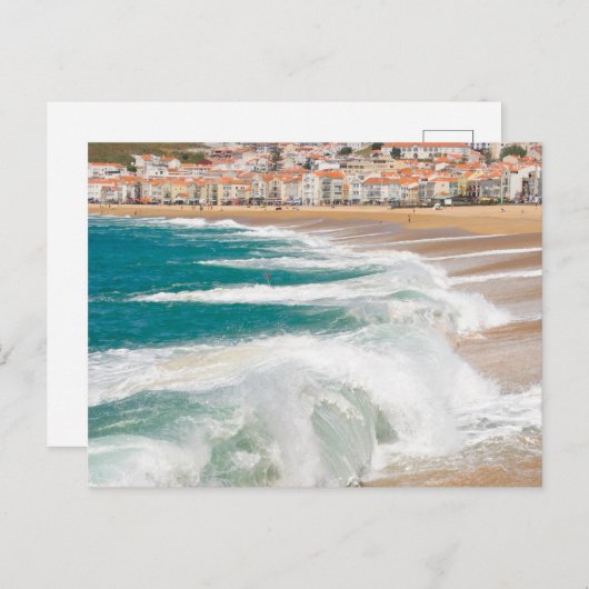 Zomergolven in Nazare Briefkaart (Voorkant / Achterkant)