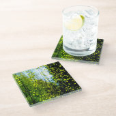 zomergordijn glazen onderzetter (Schuin)