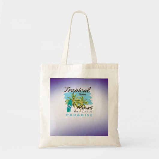 zomergradiëntkleuren tote bag (Voorkant)