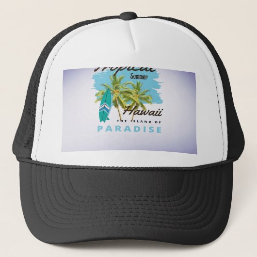 zomergradiëntkleuren trucker pet (Voorkant)