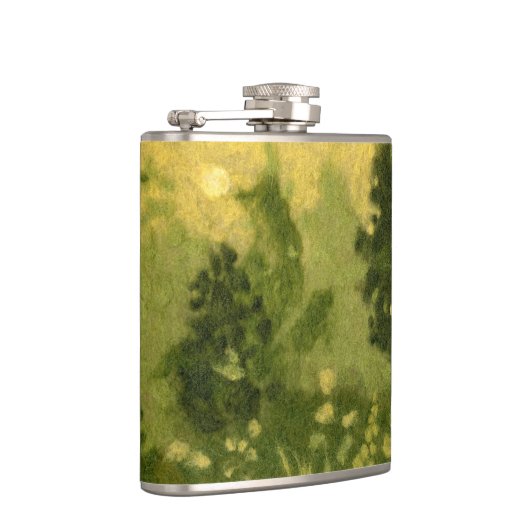 zomergras, wolverf, landschapsgroene schoppen heupfles (Rechts)