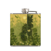 zomergras, wolverf, landschapsgroene schoppen heupfles (Achterkant)