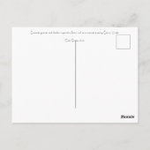 Zomergrassen En Schaduwen Briefkaart (Achterkant)