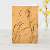 zomergrassen en schaduwen kaart (Gele Bloem)