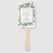 Zomergroen rustiek lijst, Hand Fan Handwaaier (Voorkant)