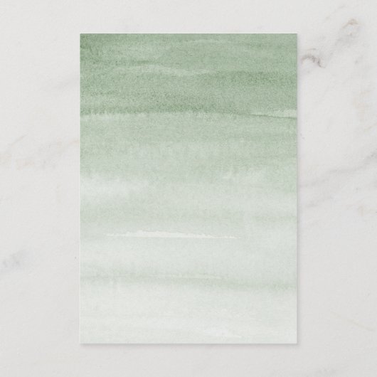 Zomergroen Tropisch Eucalyptus Hotel Informatiekaartje (Achterkant)