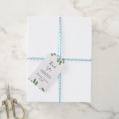 Zomergroen Tropische Eucalyptus Dank u Cadeaulabel (Met Touw)