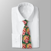 Zomerhalsband | Tropische Hibiscus Stropdas (Gebonden)