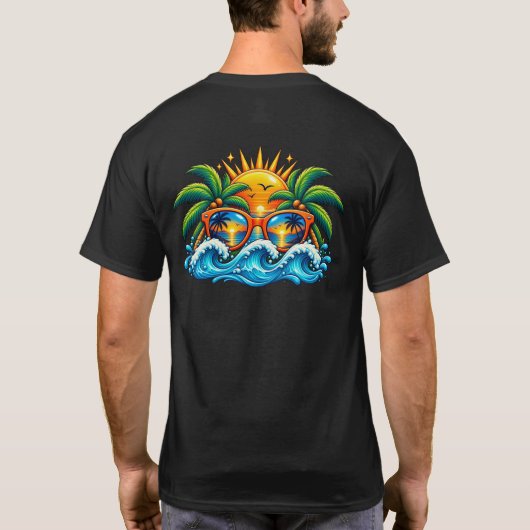 Zomerherinneringen Aan T-shirt (Achterkant)