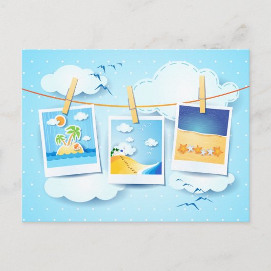 Zomerherinneringen, briefkaart (Voorkant)