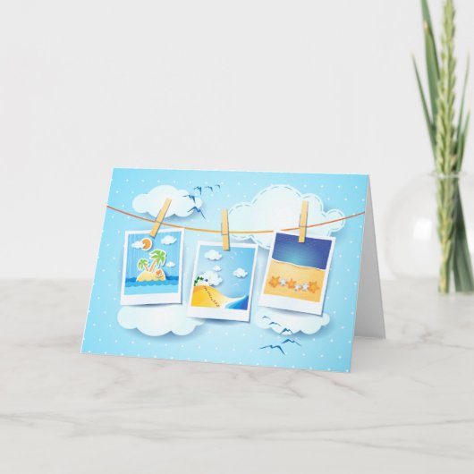 zomerherinneringen, kaart (Voorkant)