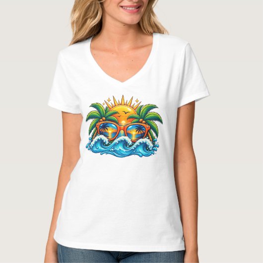 Zomerherinneringen Op 1 T-shirt (Voorkant)