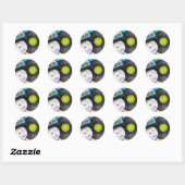 zomerhits ronde sticker (Vel)