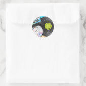 zomerhits ronde sticker (Tas)