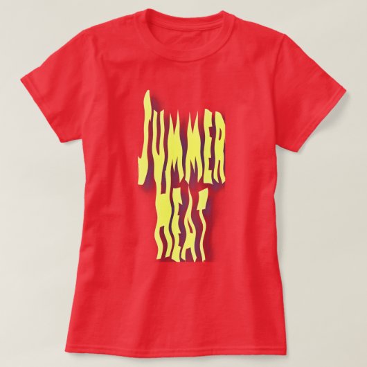 Zomerhitte Dames T-shirt (Design voorkant)
