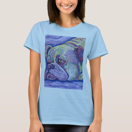 zomerhond t-shirt (Voorkant)