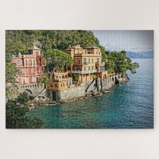 zomerhuis in Italië - 20 x 30 inch - 1014 pc's Legpuzzel (Horizontaal)