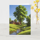 Zomerhuis Kaart (Gele Bloem)