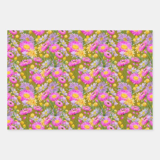 Zomerhuisje tuin inpakpapier vel (Voorkant 3)