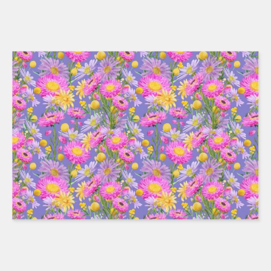 Zomerhuisje tuin inpakpapier vel (Voorkant 2)