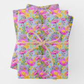 Zomerhuisje tuin inpakpapier vel (In situ)