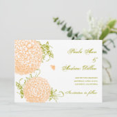 Zomerhuwelijksuitnodiging Kaart (Staand voorkant)