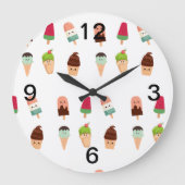 zomerijs grote klok (Voorkant)