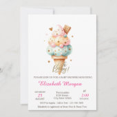 Zomerijs Oh Baby Baby shower Kaart (Voorkant)