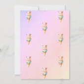 Zomerijs Oh Baby Baby shower Kaart (Achterkant)