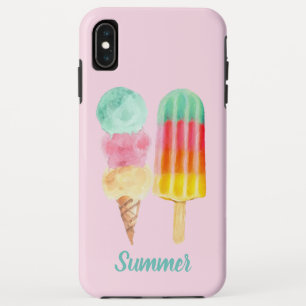 Zomerijs Popsicle Waterverf Dessert Case-Mate iPhone Case