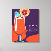 Zomerindeling Canvas Afdruk (Voorkant)