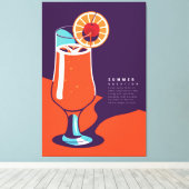 Zomerindeling Canvas Afdruk (Insitu (Houten vloer))