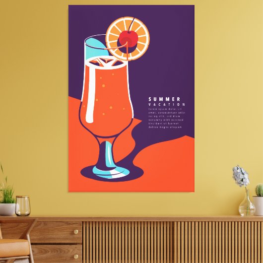 Zomerindeling Canvas Afdruk (Insitu (Woonkamer))