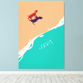 Zomerindeling Canvas Afdruk (Insitu (Houten vloer))
