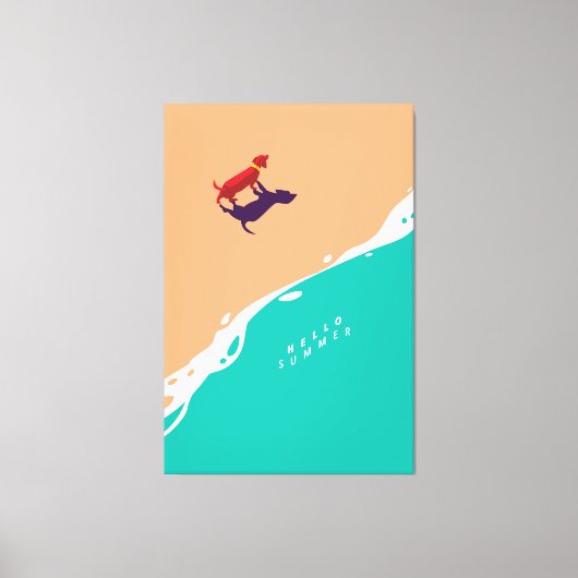 Zomerindeling Canvas Afdruk (Voorkant)