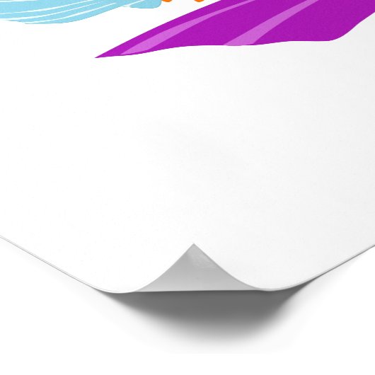 Zomerkabouter met snorkel en bril poster (Hoek)